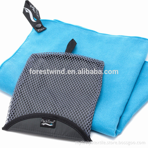 High Quality Logo Customized Sport Towel With Bag